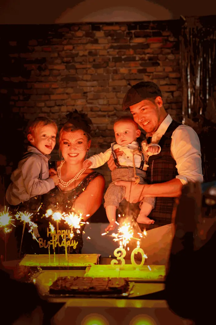 Anniversaire 30 ans avec famille