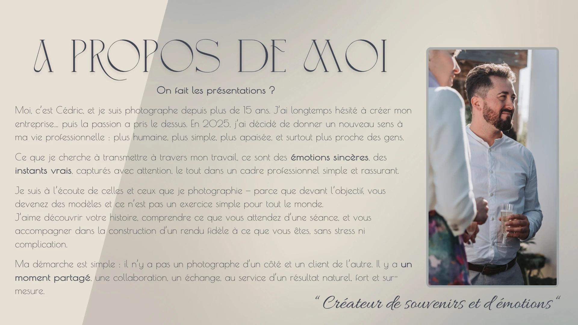 A propos de moi 